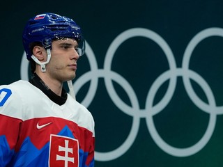 Juraj Slafkovský počas ZOH 2026 v Miláne.