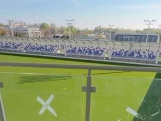 Štadión v Komárne má byť čoskoro hotový.