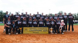 Českí reprezentanti vyhrali ME v softbale 2025.