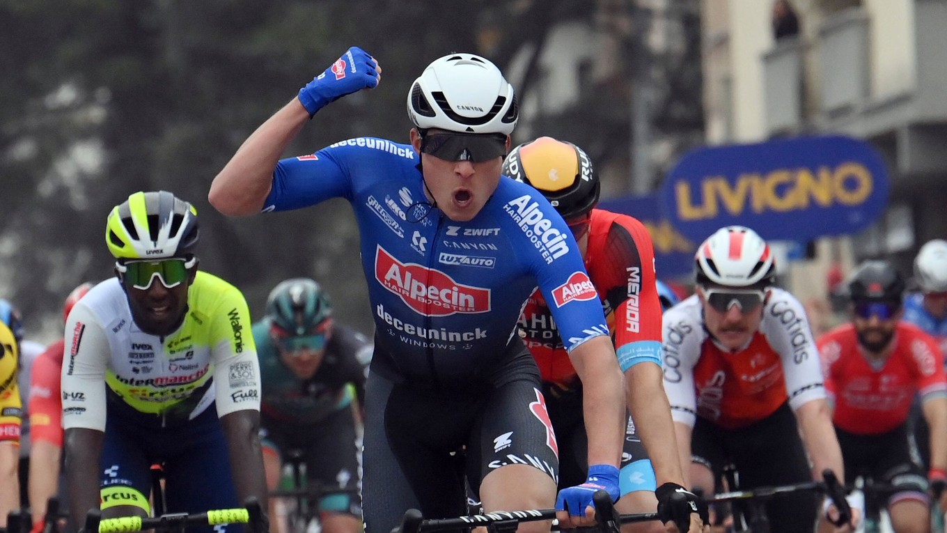 Belgický cyklista Jasper Philipsen vyhral tretiu etapu pretekov Tirreno - Adriatico 2023.
