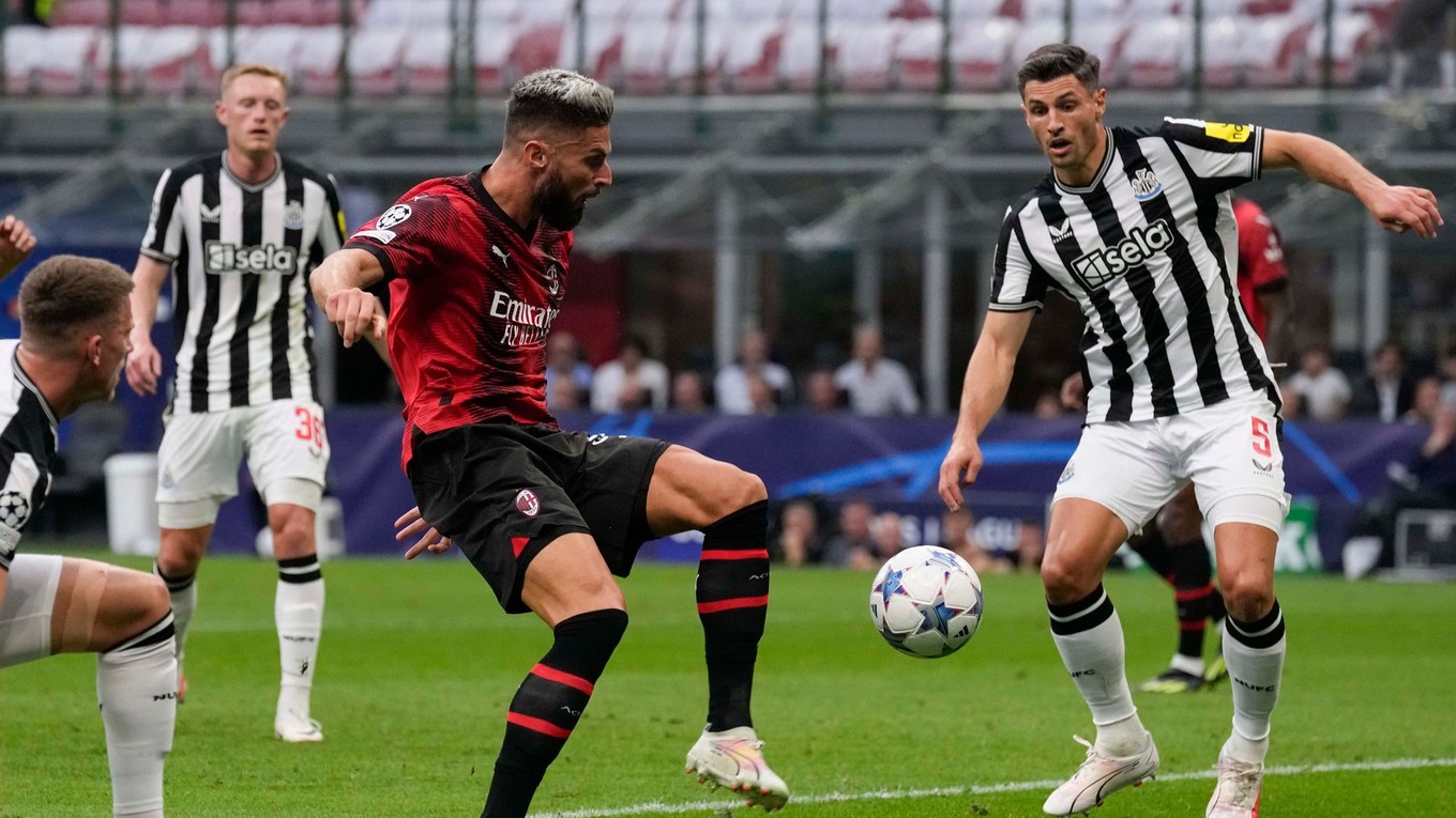 AC Miláno - Newcastle United: ONLNE prenos zo zápasu Ligy majstrov.