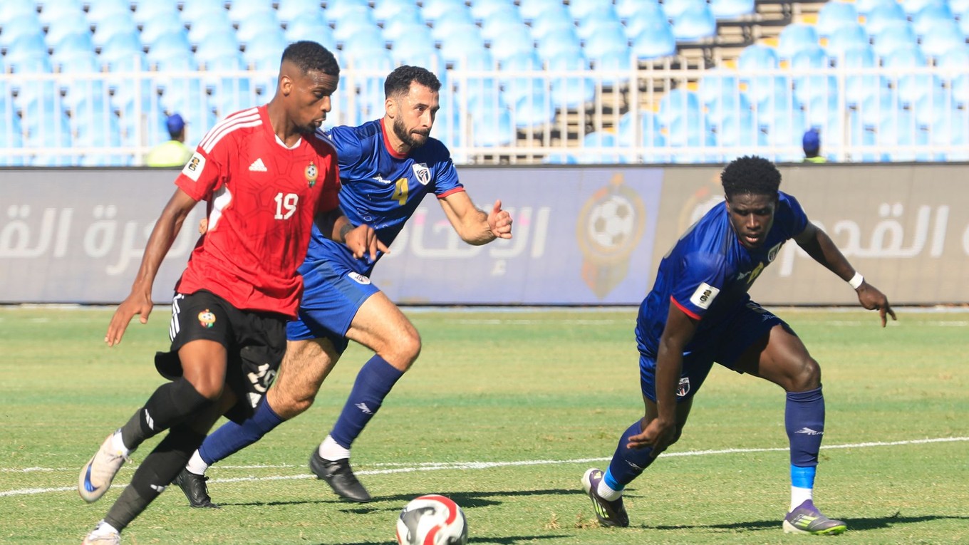 Fotka zo zápasu Líbia - Kapverdy.