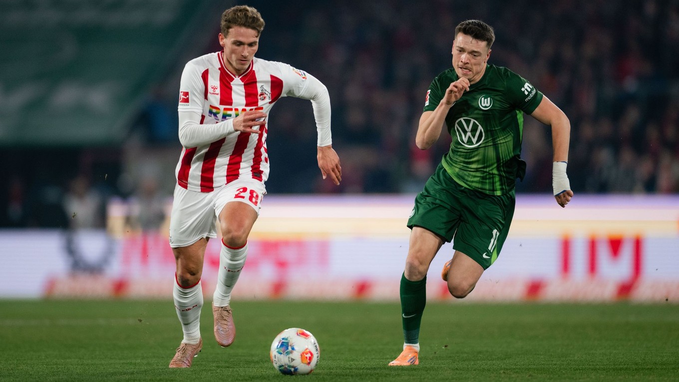 Záber zo zápasu 1. FC Kolín - VfL Wolfsburg