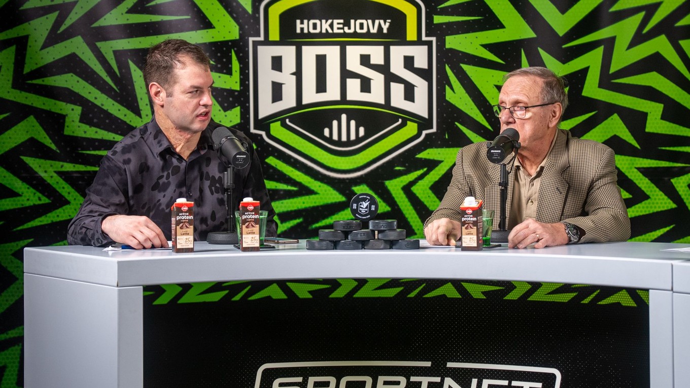 Ondro Rusnák a Ján Filc v podcaste Hokejový BOSS. 