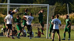 Momentka zo zápasu Slovnaft Cupu Rusovce - Myjava.