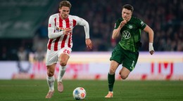 Záber zo zápasu 1. FC Kolín - VfL Wolfsburg