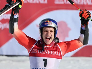 Marco Odermatt vyhral obrovský slalom na MS v zjazdovom lyžovaní 2023.