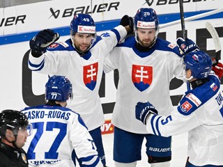 Radosť hráčov Slovenska