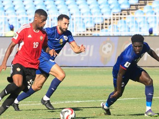 Fotka zo zápasu Líbia - Kapverdy.