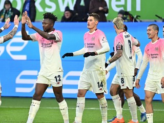 Na snímke hráči Leverkusenu.