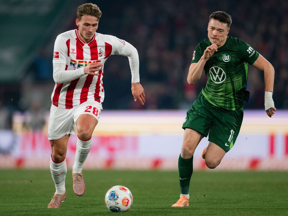 Záber zo zápasu 1. FC Kolín - VfL Wolfsburg