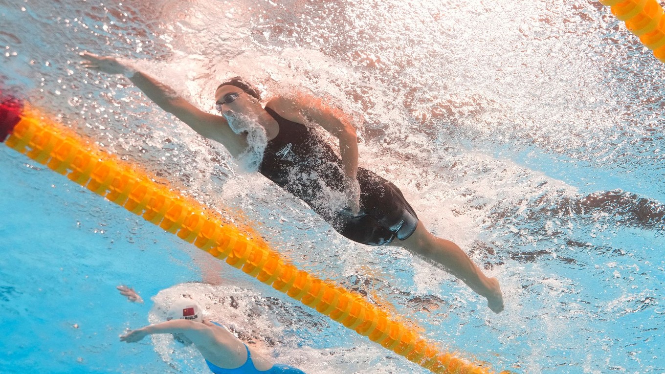 Talianska plavkyňa Simona Quadarellová