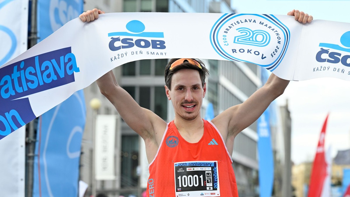 Ondrej Kubo v archívnom zábere počas ČSOB Maratónu 2025.