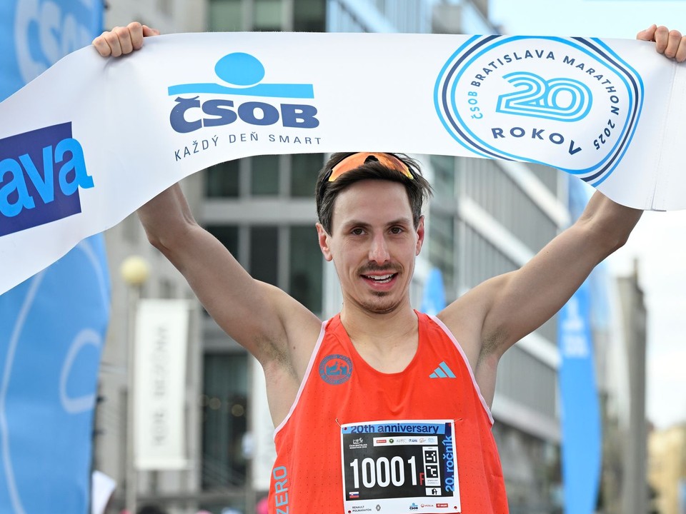 Ondrej Kubo v archívnom zábere počas ČSOB Maratónu 2025.