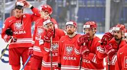 Hokejisti Poľska po zápase so Slovenskom na MS 2024