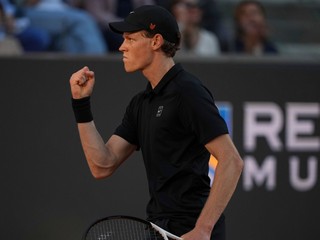 Jannik Sinner vo finále turnaja ATP Masters 1000 v Ríme 2025.
