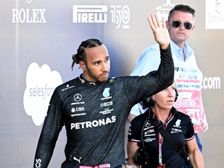 Britský pilot F1 Lewis Hamilton.
