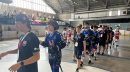 Slovenskí hokejbalisti do 18 rokov na MS juniorov v hokejbale 2023.