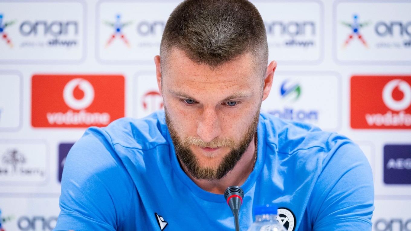 Slovenský futbalový reprezentant Milan Škriniar.