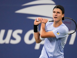 Jakub Menšík na US Open 2023.