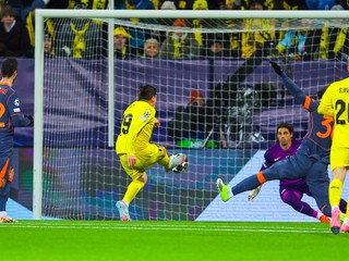 Momentka zo zápasu  Bodö/Glimt - Inter Milán