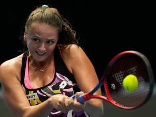Na snímke je slovenská tenistka Viktória Hrunčáková. 