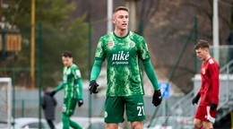 Futbalista Stropkova Dávid Keresteš.