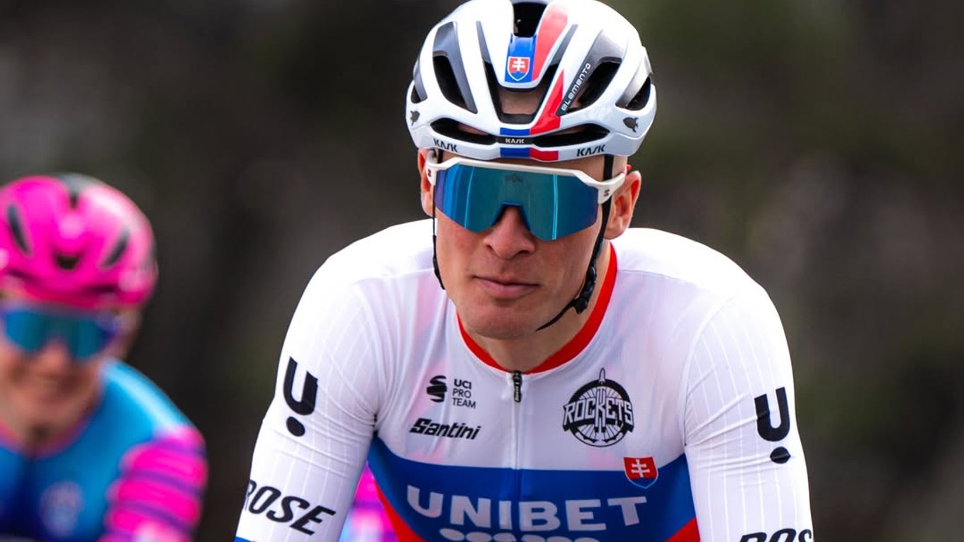 Slovenský cyklista Lukáš Kubiš.