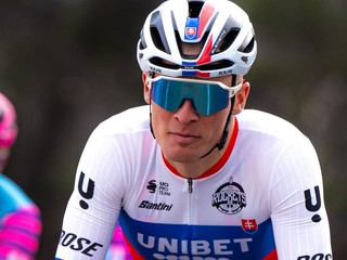 Slovenský cyklista Lukáš Kubiš. 