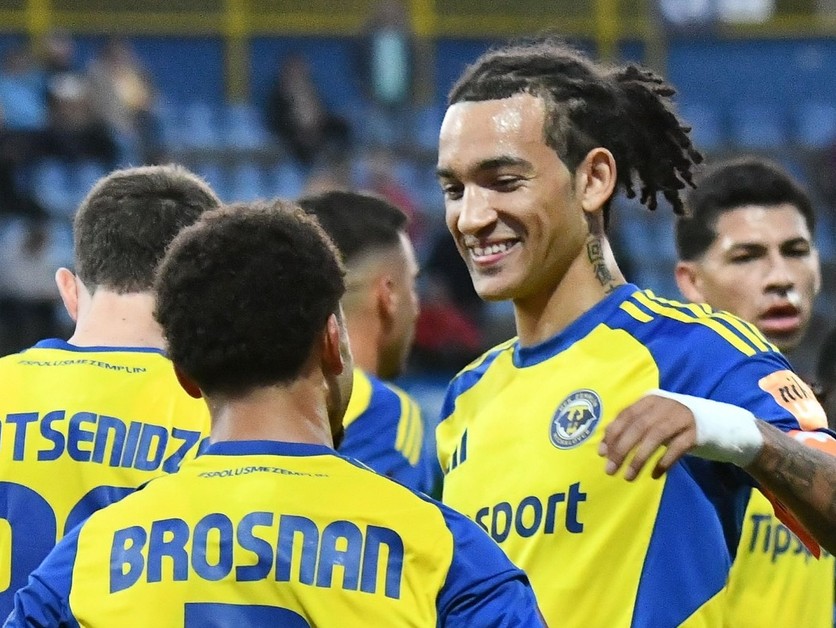 Hráči MFK Zemplín Michalovce v zápase Niké ligy.