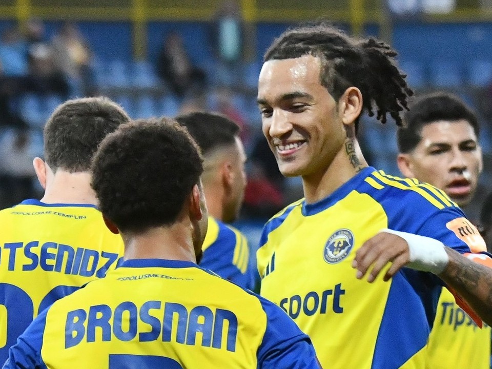 Hráči MFK Zemplín Michalovce v zápase Niké ligy.