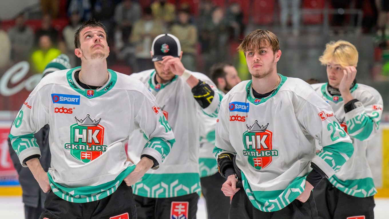 Hráči HK Skalica. 