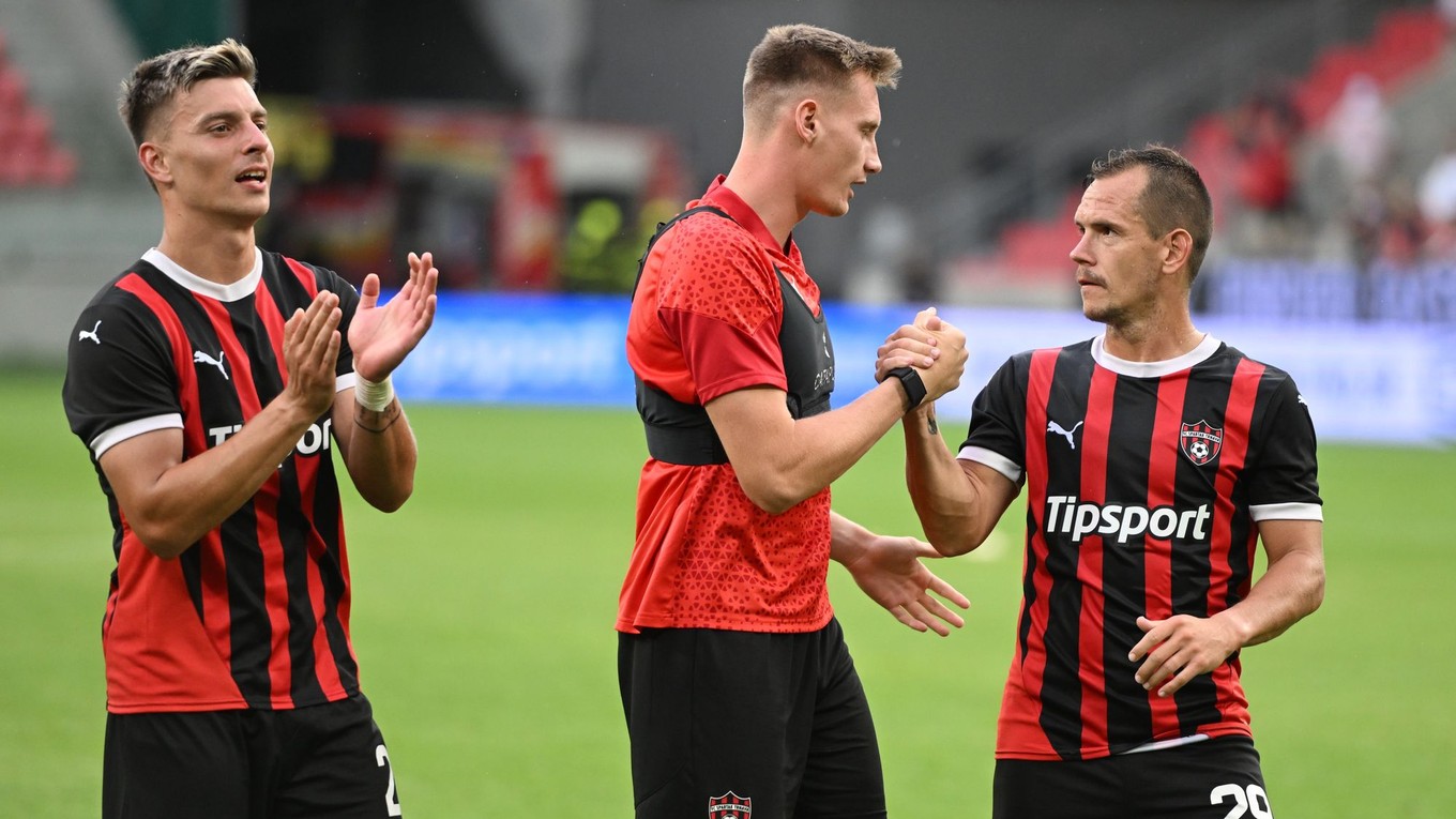 Radosť hráčov Trnavy