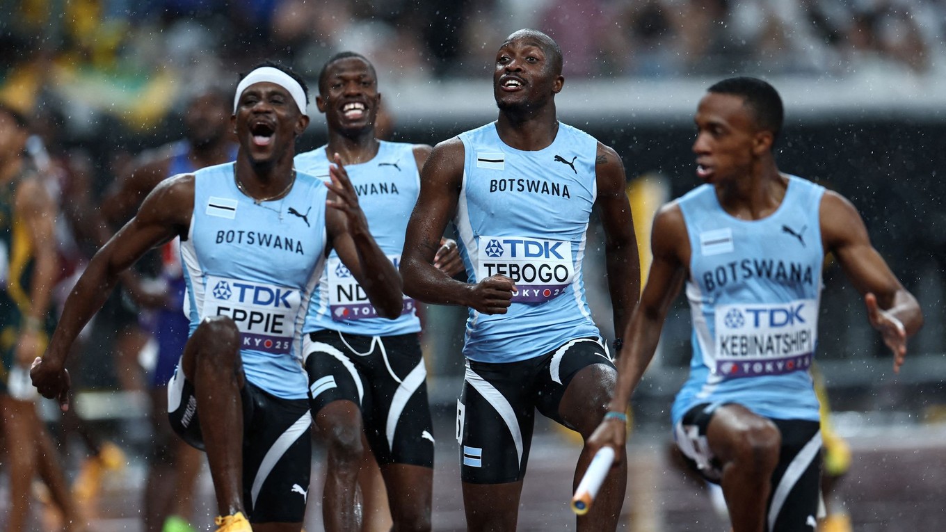 Bežci Botswany na MS 2025