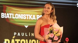 Na snímke slovenská biatlonistka Paulína Bátovská Fialková získala ocenenie Biatlonista roka 2026.