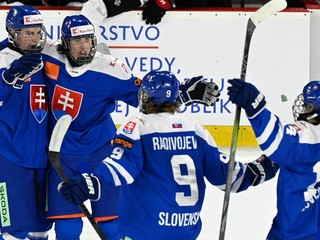 Slovenskí hokejisti na Hlinka Gretzky Cupe 2023.