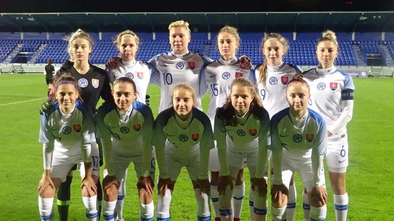 Slovenské futbalistky do 17 rokov.
