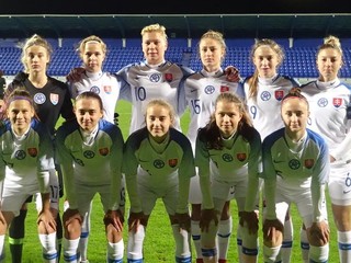 Slovenské futbalistky do 17 rokov.