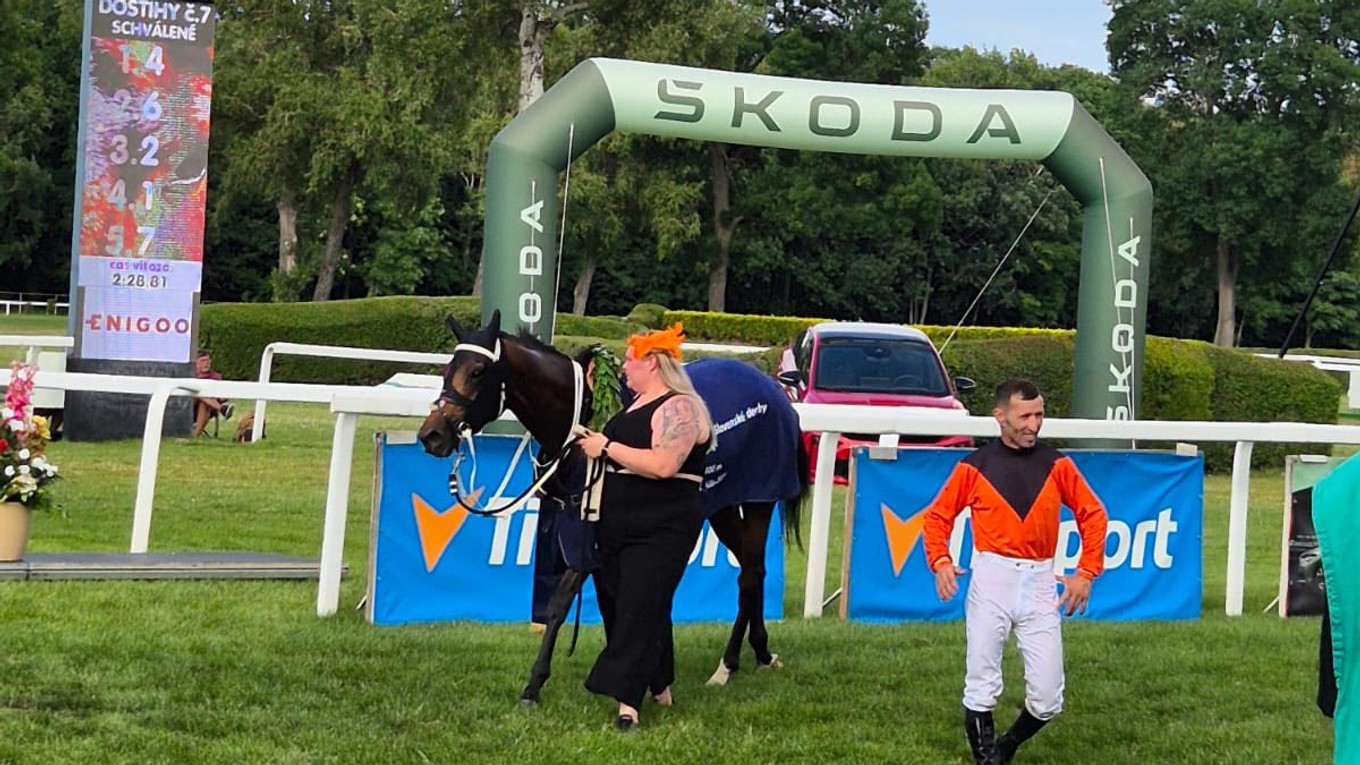 Torin a jeho džokej Jaroslav Línek.