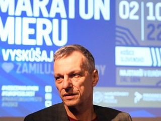 Riaditeľ Medzinárodného maratónu mieru v Košiciach Branislav Koniar.