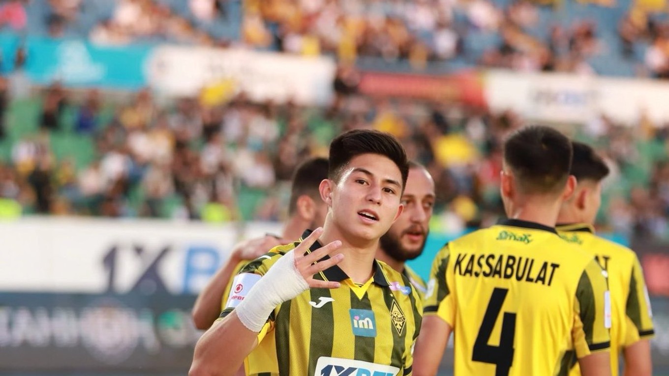 Futbalisti FK Kajrat Almaty.