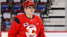 Martin Pospíšil na tréningu Calgary.