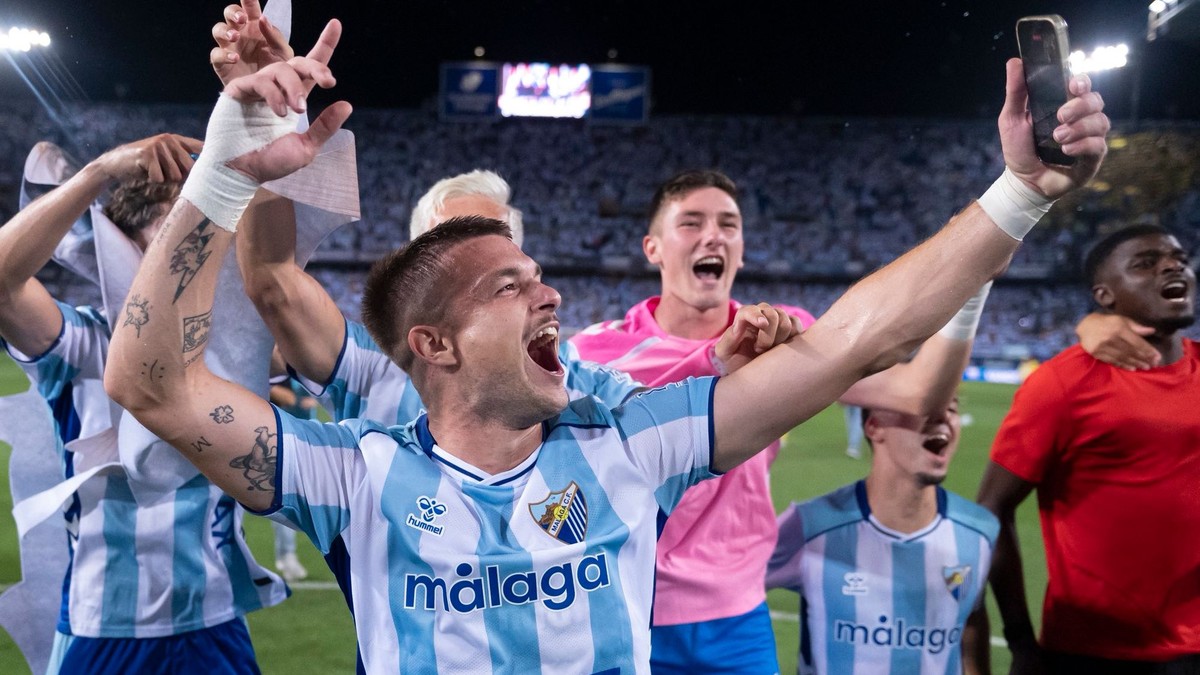Oslavy hráčov Málaga CF