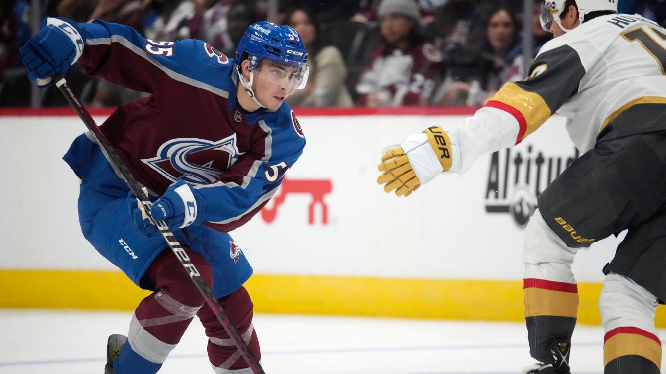 Maroš Jedlička v drese Colorado Avalanche.