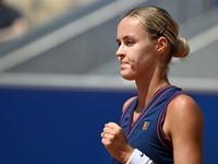 Anna Karolína Schmiedlová vo štvrťfinále OH 2024 v Paríži. 
