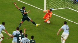 Momentka zo zápasu Uruguaj - Saudská Arábia