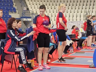 Češka Natálie Bínová na MS v kolkách 2024 v Brezne.