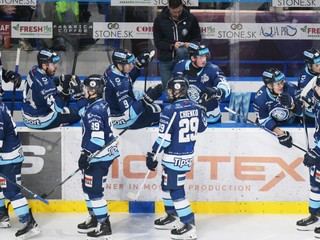 Gólová radosť hráčov Nitry