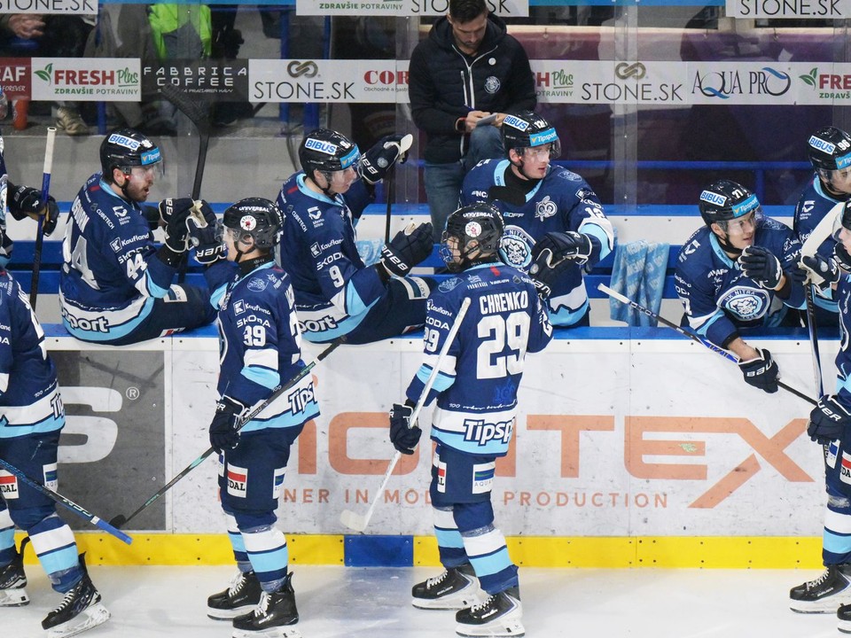 Gólová radosť hráčov Nitry