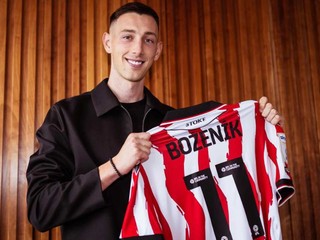 Róbert Boženík v Stoke City.